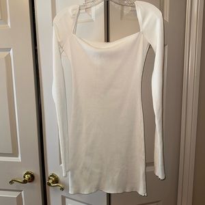 White knit Dress